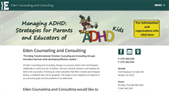 Desktop Screenshot of edencounseling.com